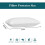 IMFAA Quilted Zipped Pillow Protector Pack of 4 - Soft and Comfortable 4