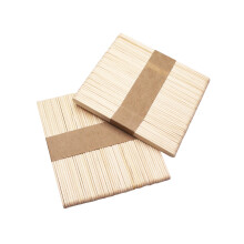 100 Lollipop Sticks Wooden Lolly Sticks for Craft Popsicle and Ice Cre