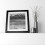 Black 1212" / 30 X 30Cm Square Photo Frames With Mount for 1010" Set 3