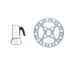 Bialetti - New Venus Induction, stainless steel hob espresso coffee ma