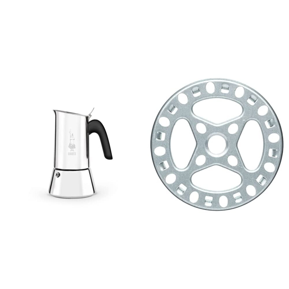 Bialetti - New Venus Induction, Stainless Steel Hob Espresso Coffee Ma