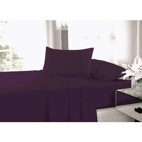 Easy Care NON IRON 4FT SMALL DOUBLE/DOUBLE Fitted Sheet Polycotton Bed 1