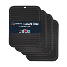 Linda's Essentials Silicone Trivets for Hot Pans and Pots (4 Pack) - M