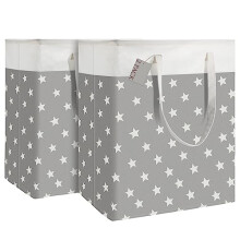 DOKEHOM 120L [2 Pack] Freestanding Laundry Hamper with Handle, Collaps