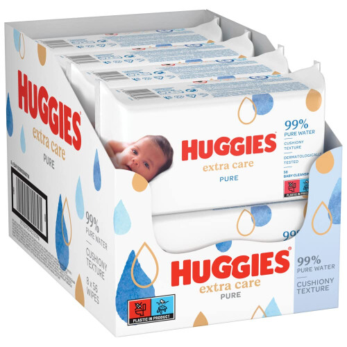 Huggies Huggies Pure Extra Care 8 Packs