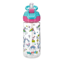 Nuby Unicorn Water Bottle for Kids Nuby Trendz Grande Water Bottle, 540 ml, Unicorns