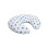 Cuddles Collection Twinkle Star Nursing Pillow, Blue 1