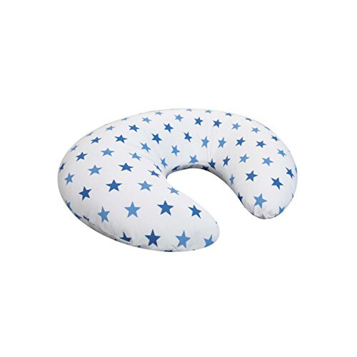 Cuddles Collection Twinkle Star Nursing Pillow, Blue