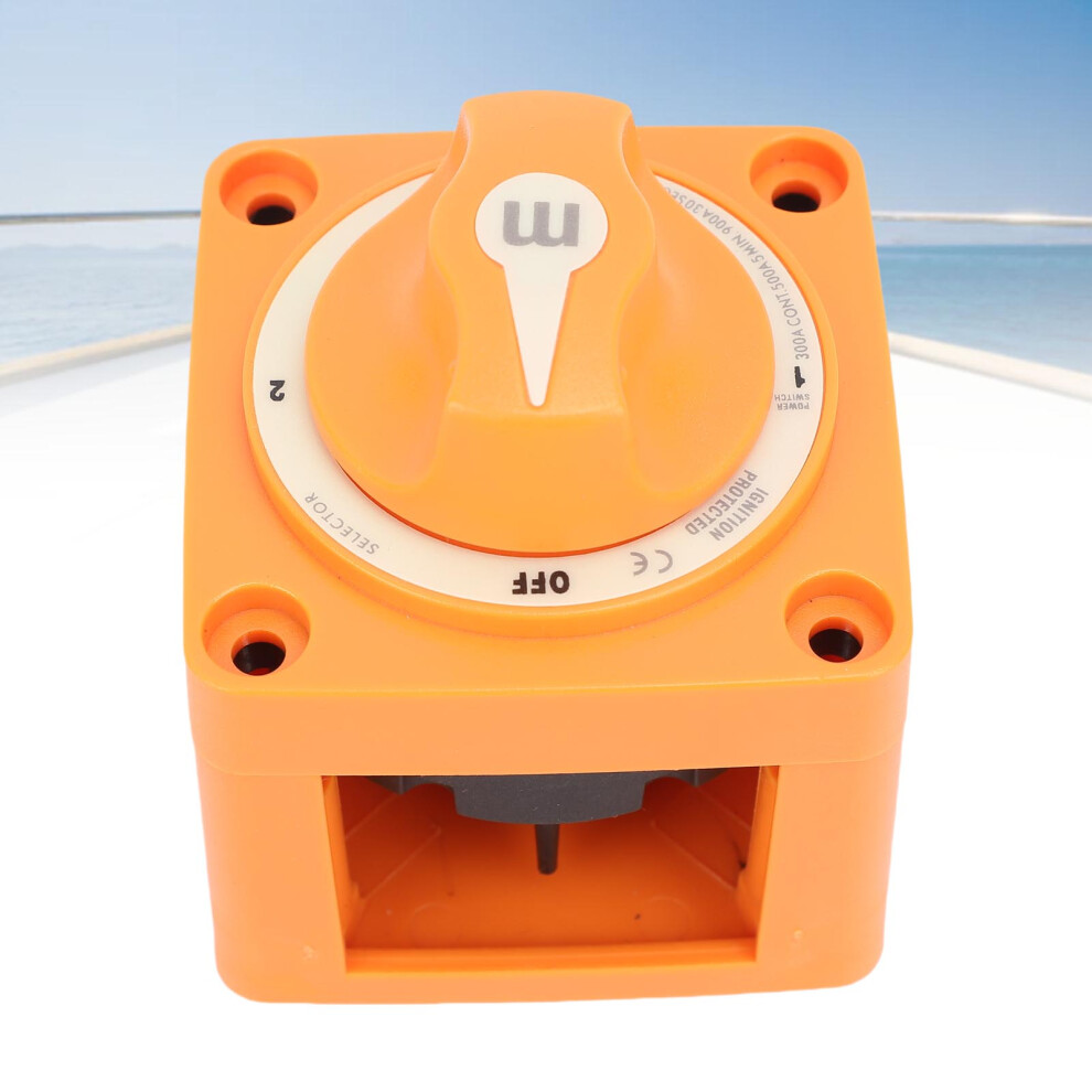 Rv Battery Disconnect Switch 300A 3 Terminal Waterproof Marine Boat Switch 4151383180356