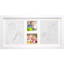 Bubbleliss Baby Hand and Footprint Kit Makes A Great Gift Present for Birthdays, Christenings and Baby Showers, Newborn Baby Keepsake Frames
