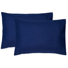 Toddler Pillowcase 13x18 Inch Set of 2, Kids Travel Pillowcase 12x16, Breathable Envelope Closure Navy