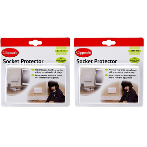 Clippasafe Socket Protector, Pack of 2