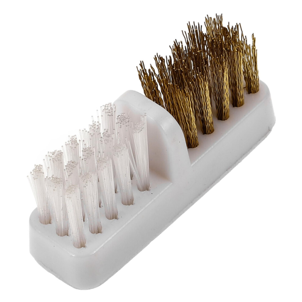 Nail Drill Bit Cleaning Brush with Copper Wire for Nail Art Dust Removal and Salon or DIY Use