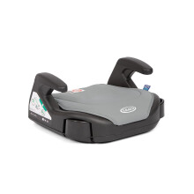 Graco Booster Basic R129 Backless Booster Car Seat, Lightweight at only 1.4kg, Suitable from Approx. 7 to 12 Years (135-150cm), Opal Sky Fashion