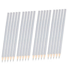 20er Pack Silberschweißer, Bleistift, Metallischer Silber-Markierungsstift für Bauarbeiter, Metallarbeit Pflaumen.