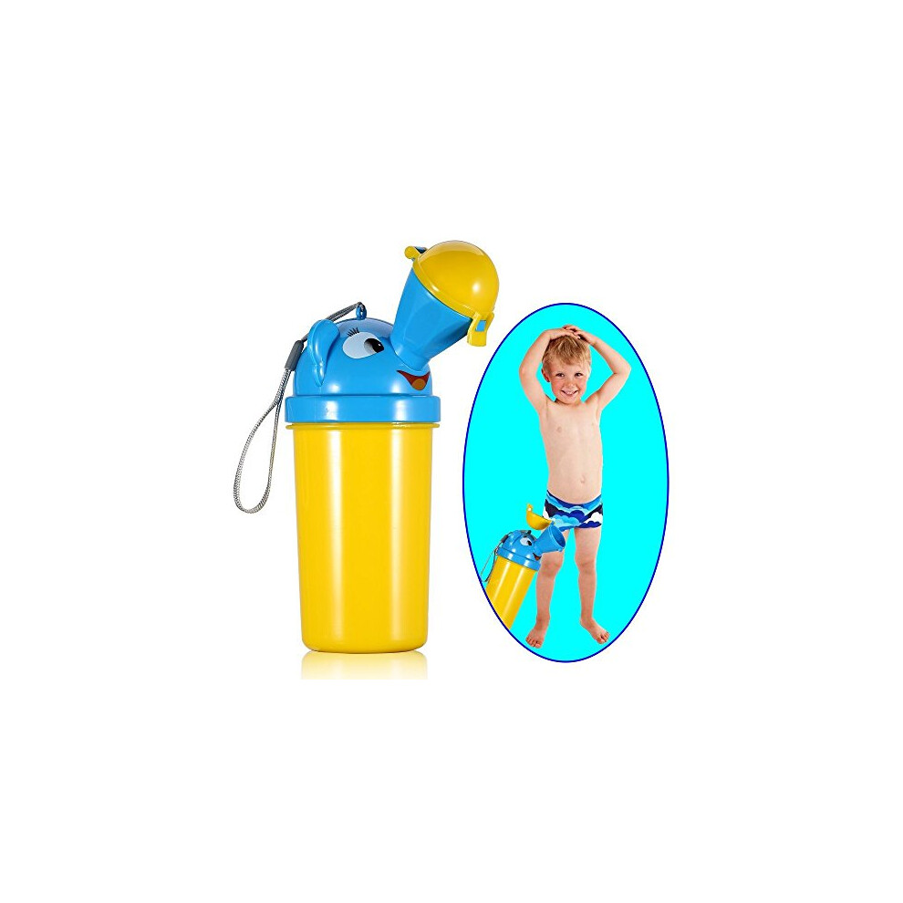 Byetoo Portable Baby Child Potty Urinal Emergency Toilet For Camping Car Travel And Kid Toddler Potty Pee Training (Boy)