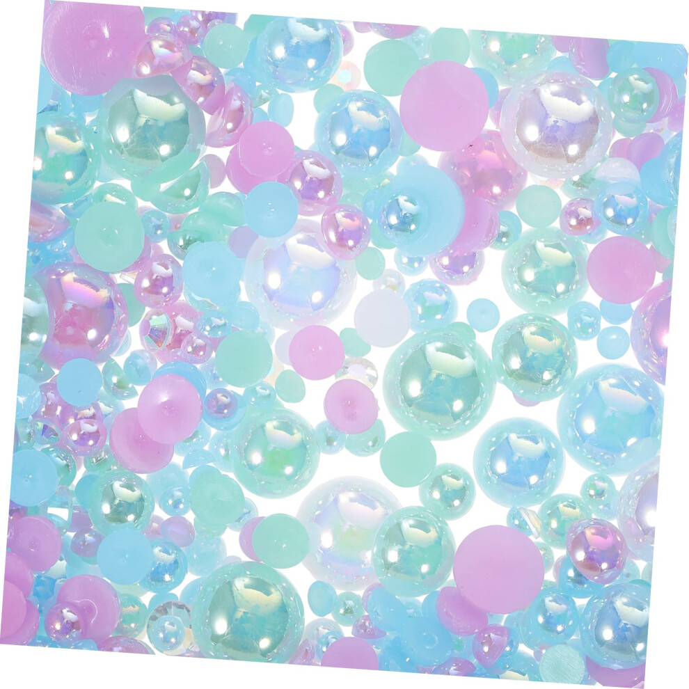 Violet Nail Art Rhinestones and Flatback Pearls MultiSize Kit for Nails and Crafts