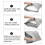 2 Pack 14x20 Toddler Pillowcase Set, Soft Microfiber Pillow Covers with Envelope Closure, Navy 5