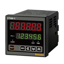 Digital Timer LED Counter 6Digit Large Display PNP NPN Compatible Panel Mount 2448VDC 24VAC