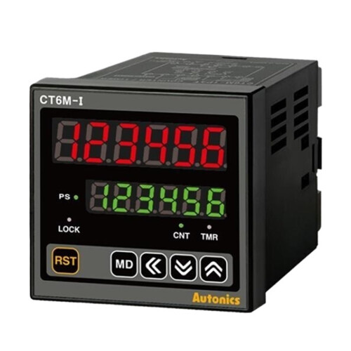 Digital Timer LED Counter 6Digit Large Display PNP NPN Compatible Panel Mount 2448VDC 24VAC