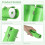 2Piece Spring Activated Rose Thorn Remover Set, Lightweight Rust Floral Stem Stripper Tool 2