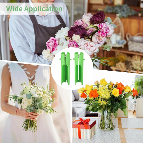 2Piece Spring Activated Rose Thorn Remover Set, Lightweight Rust Floral Stem Stripper Tool 2