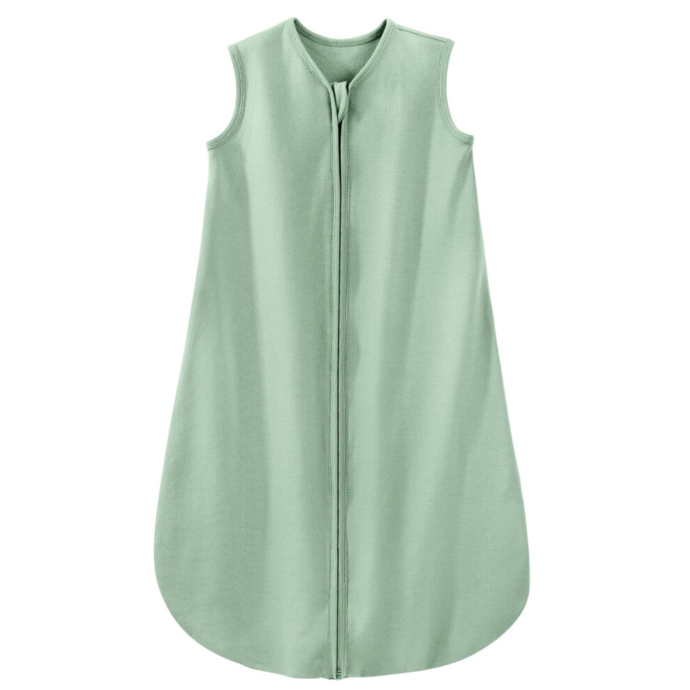 0.5 Tog Baby Sleep Sack 1824 Months Breathable Cotton With Twoway Zipper Lightweight Green