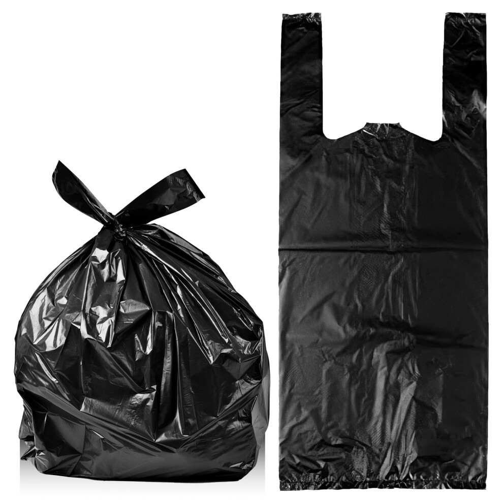Vivantage Black 500 Pack Large Adult Nappy Bags | Strong, Disposable & Unscented | 15% Thicker | Nappy Disposal Sacks, Sanitary & Incontinence Bags | Uk Made