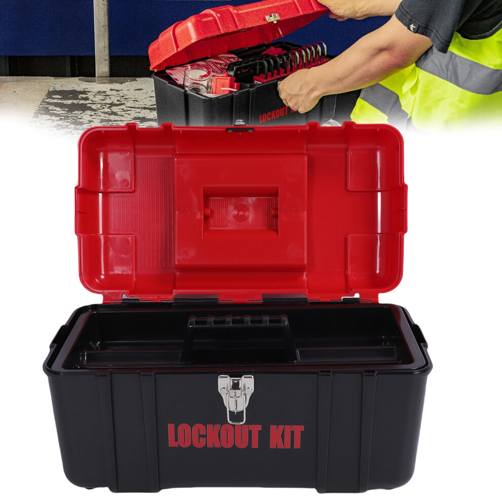 Lockout Tagout Safety Kit With Padlocks, Clamp & Tool Box For Industry 9381383181168