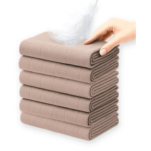 Soft Touch Newborn Essentials 100% Cotton Baby Muslin Cloths 6 Pack 70 x 70 cm