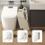 hoopyosms Toddler Step Stool, Adjustable 2/3-Step Foldable Plastic Step Stool with Handles and Non-Slip Design, for Kitchen & Bathroom Use(Grey) 6