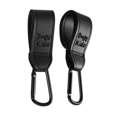 BugyKido Buggy Clips, 2 Pcs Pram Clips, Stroller Carabiner Hooker with Sturdy Carabiner to Hook Your Shopping Bags, Handbag or Changing Bag