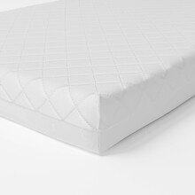 Starlight Babies Eco Fibre Cot Bed Mattress with Water Resistant Removable Cover, White. (140 x 70 x 7.5 cm)