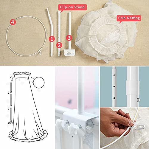 Baby Crib Safety Pop Up Tent 2