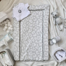 Obaby Changing Mat -Leopard Print Grey