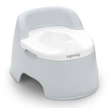 Ingenuity Full Comfort Toddler Potty, High Back & Seat Handles for Support, Removable Bowl, 18 Months+