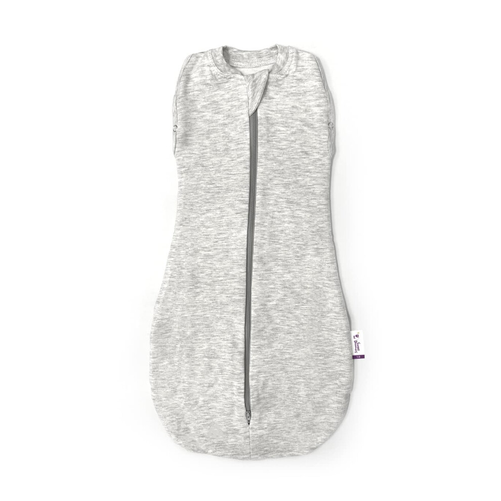 Sweet Dreamers , Baby Sleep Bag And Swaddle For Newborns | 0-3 Months, 1.0 Tog | Soft Bamboo Fabric Baby Sleeping Bag | Grey