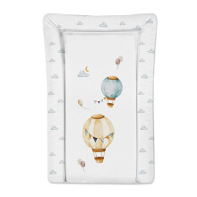 Profiled Soft Base Newborn Baby Changing Unit Mat with Raised Edges 73x46 cm (Balloons)