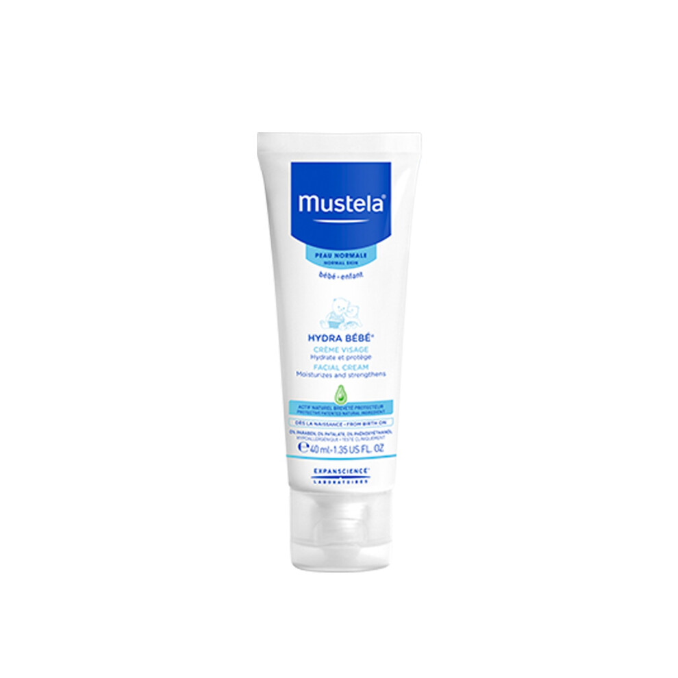 Mustela Cream Hydra Bebe Facial Moisturizes And Strengthens, 40 Ml
