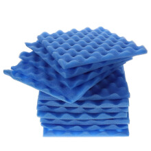 Schalldämpfende Paneele Schalldämmungspad Geräuschreduzierendes schlankes Design Verschiedene Einstellungen 25,50X25,00X1,50cm Blauer 12Pack