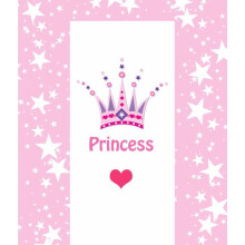 Baby Nursery Waterproof Soft Padded Changing Mat Raised Soft Edges Easy Wipe Clean Nappy Change Pad Cute Lovely Animal Design for Girl Boy (Princess)