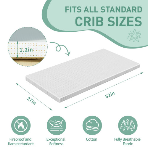 Gwydre cot mattress (52 * 27 * 1.2) 1