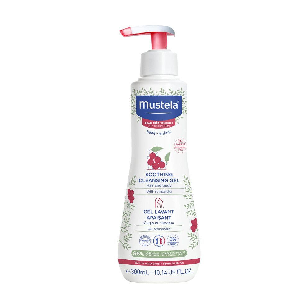 Soothing Cleansing Gel For Very Sensitive Skin 300Ml Mustela