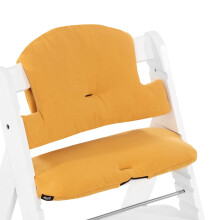 hauck Highchair Pad Select, Honey - for Alpha+ Wooden High Chair, from 6 Months, Soft Fabric, Anti Slip, Machine Washable, Easy to Install