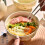 Large Ceramic Salad and Soup Bowl, Wide Mouth Stackable Design for Kitchen and Table Serving 5
