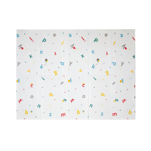 Nuby Nuby Foldable Reversible Play Mat - Easy Clean | Reversible | Waterproof | Suitable from Birth (Alphabet)