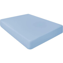 Pack of 2 Luxury Percale Cot Bed Fitted sheets available in 14 colours (Sky blue, 70x140x15)