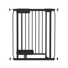 Ingenuity Doorway Baby Gate with Hands-Free Foot Pedal, Pressure or Hardware Mount, 73–80cm Wide, Dual Lock, Pet Friendly
