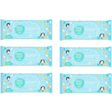 6x Fred & Flo Kind & Gentle Fragrance Free Wipes 60 Pack