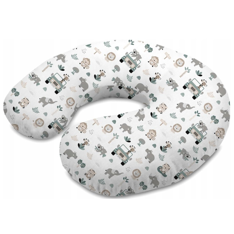 Support Feeding Pillow Baby Nursing Breastfeeding Pregnancy- Only Cover On Safari Babymam